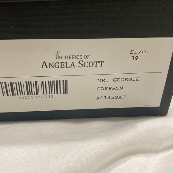 The Office of Angela Scott Mr Georgie Size 39 Color Saffron- NEW!!!! - Picture 4 of 5